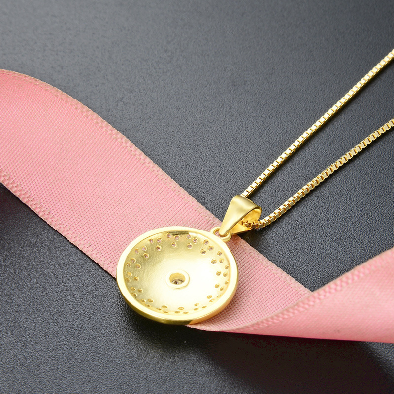 Transfronterizos Amazon 925 plata esterlina collar de piedra flor bohemia colgante de flores de sol