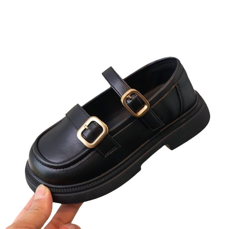 Zapatos de cuero de niñas zapatos princesa 2026 primavera y otoño nueva niña negra espectáculo de campus zapatos para niños coreanos image 6