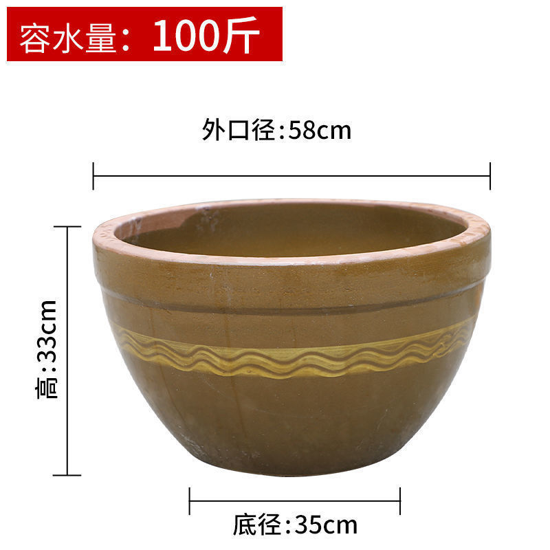 陶器水槽、昔ながらの家庭用ソース槽、蓋付き、酒発酵槽、甘酒、豆板醤ポット、土陶米槽|undefined