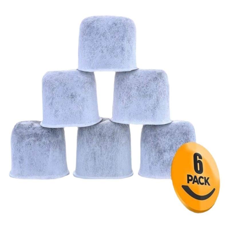 6 unids/pack Keurig Breville BWF100 café no tejido de carbón de bambú de cáscara de coco activado elemento de filtro de bolsa de carbón