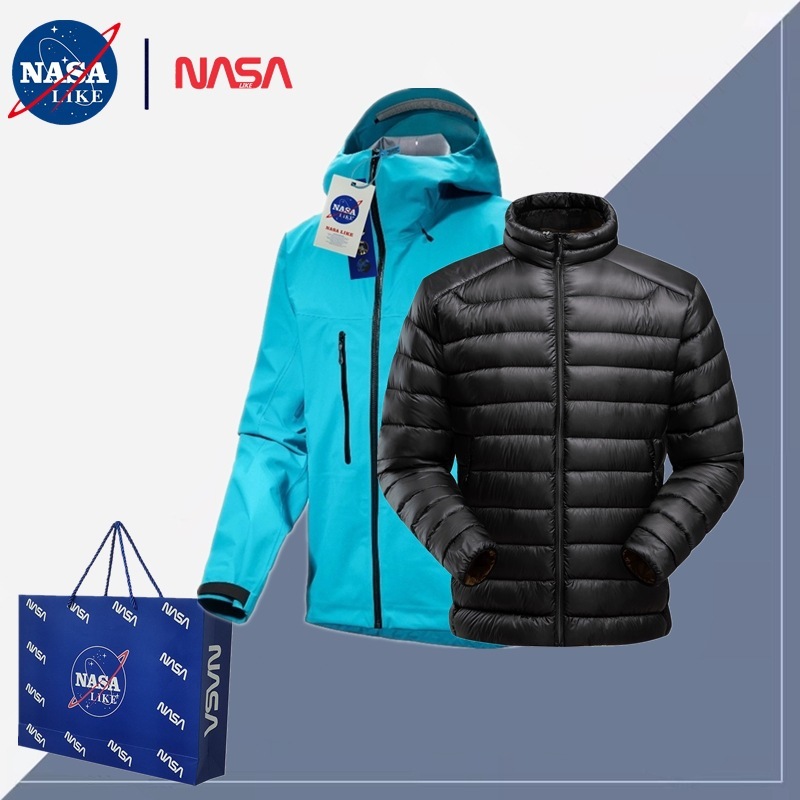 NASALike 台州鳥家ジャケット スリーインワン メンズ レディース ジャケット 春秋 スリープルーフ 登山ジャケット SV7 ポーラーホワイト|undefined