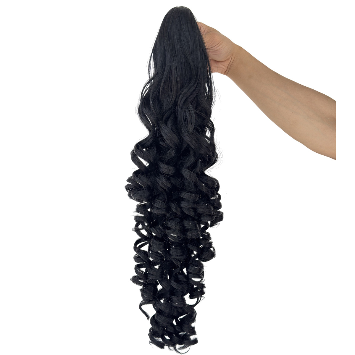 Extension queue de cheval bouclée avec pince synthétique_voghion.com