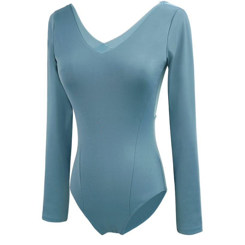 Ropa de práctica de ballet Ropa de baile de primavera para adultos ropa de gimnasia de examen de arte corporal maestra mono de yoga aérea image 1