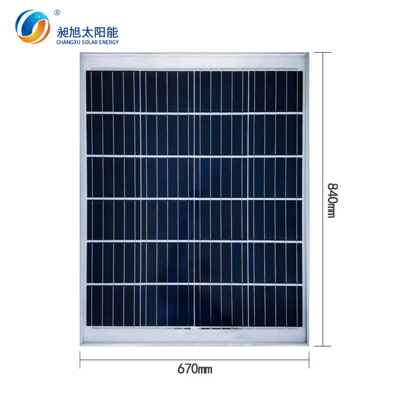 Fábrica directa 80w6v ingeniería panel solar de aluminio recargable marco policristalino silicio monocristalino módulo fotovoltaico