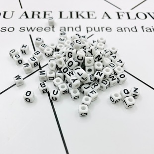 6*6MM������Ӣ����ĸ��diy�ֹ���������L�����耳׿��Ʒ���