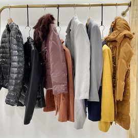 冬季棉衣撤柜十三行品牌折扣大衣外套女装尾单清货衣服批发货源
