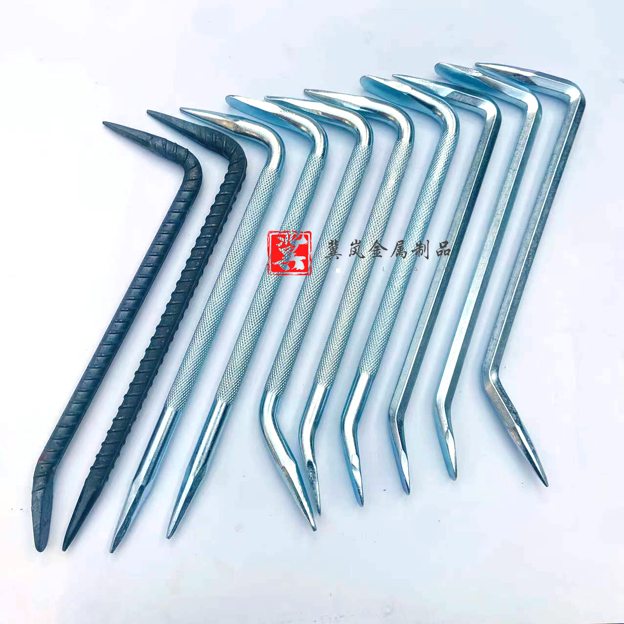 铝模小撬棍木工螺纹钢撬棍拆板工具轻便型小撬杠高碳钢尖头小撬棒