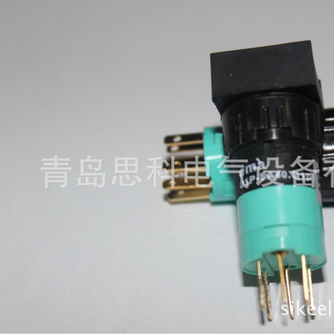 供应美国伊玛EMA正方形自锁按钮01P-SA40.Q1P+黄