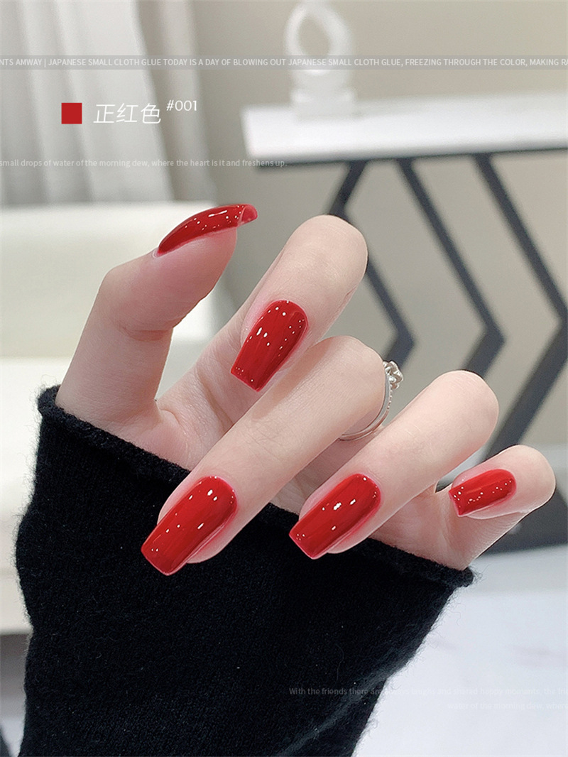 KaSi fototerapia Esmalte de uñas pegamento 2023 nueva primavera y el verano popular blanco lechoso nude rojo cereza salón especial