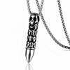 Men's fashionable retro pendant, accessory stainless steel, European style, wholesale