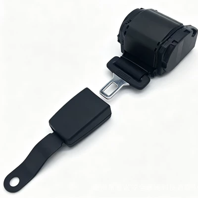 Forklift seat safety belt, fully automatic retractable self-locking two-point system, specifically for passenger and school buses, direct from the manufacturer (Car seat belt) - black