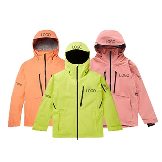 定制滑雪服单板外套印logo男女户外运动冬季防泼水耐磨保暖雪服