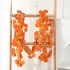 72 pieces of eucalyptus leaves and vines-orange (pack of 12)