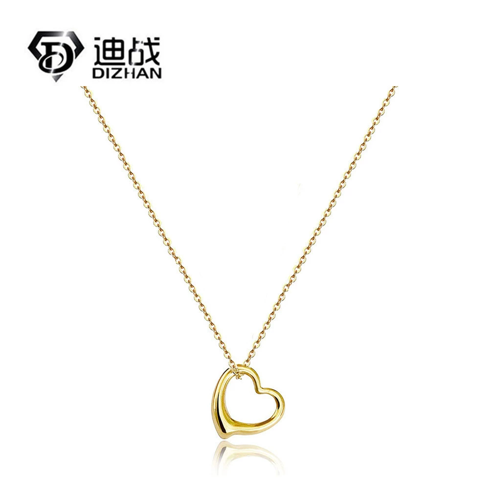 Корейская мода изысканный темперамент холодный ветер из нержавеющей стали полые любовь кулон тонкая цепочка Ожерелье ключицы
