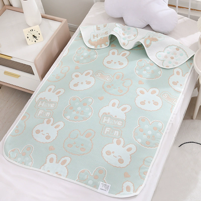 Gauze mat, summer breathable crib, children's cotton mattress for kindergarten