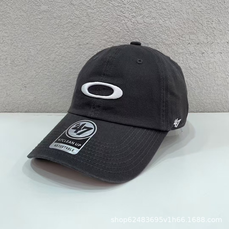 ヴィンテージオークレイジョイント47新しい刺繍入りピークキャップレトロストリートキコ野球帽トレンドを分解してコピー|undefined