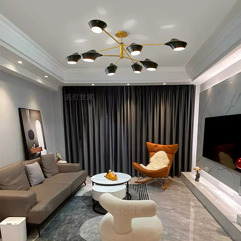 意式轻奢灯具简约现代吊灯大气家用客厅卧室餐厅吊灯工厂批发