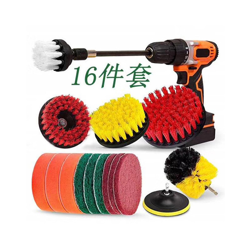 Amazon taladro eléctrico traje sofá piso muebles de limpieza eléctrica disco cepillo de eliminación de polvo pulido cepillo de cabeza traje