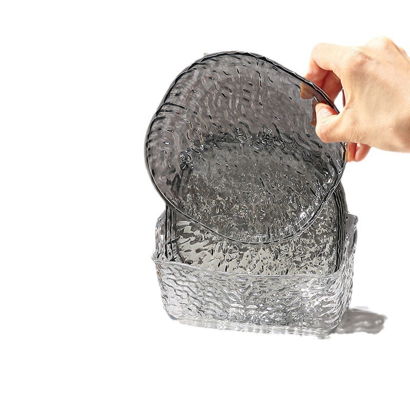 軽くて豪華なプラスチックの家庭用は骨の皿のテーブルのごみの骨の皿のおかずの皿を吐いて果物の間食の乾燥している果物の軽食の皿を詰めます。|undefined