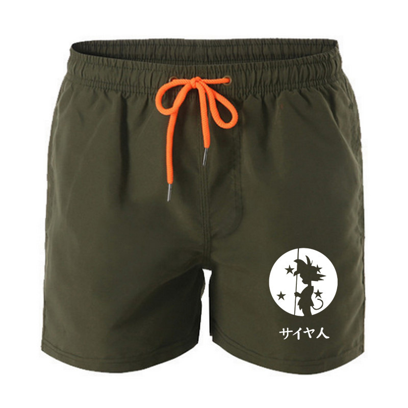 Cross-Border Wish Men's Pure Color Four-Point Casual Beach Shorts with Zipper Pockets and Mesh Lining Swimming Trunks Cross-Border Wish Men's Pure Color Four-Point Casual Beach Shorts with Zipper Pockets and Mesh Lining Swimming Trunks