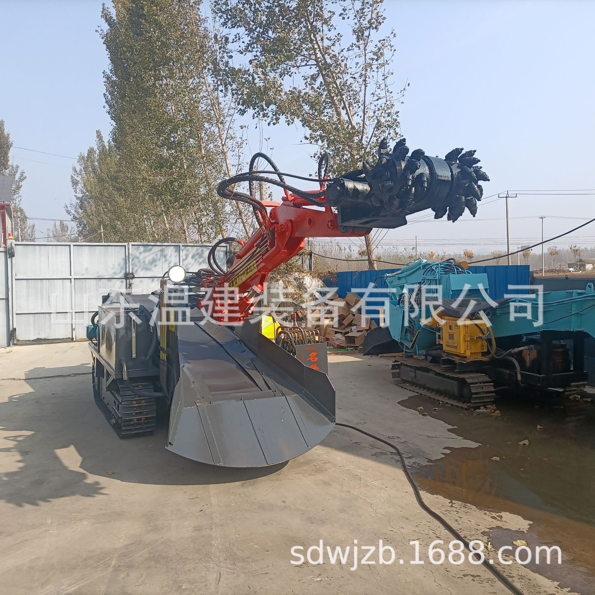 厂家直供隧道掘进铣挖头 型号齐全挖机属具 纵向横向岩石开槽铣刨