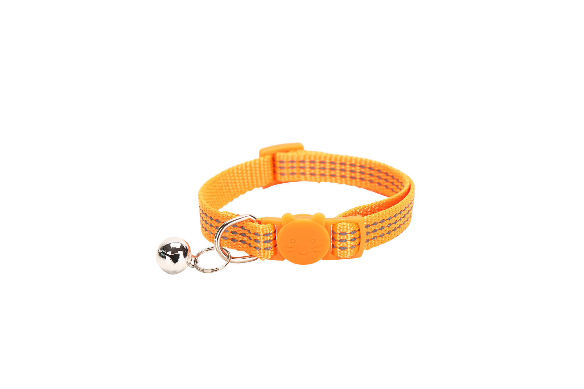 Pei Chong Beibei nuevo producto seda reflectante color hebilla de gato collar de gato reflectante hebilla de seguridad ajustable correas al por mayor