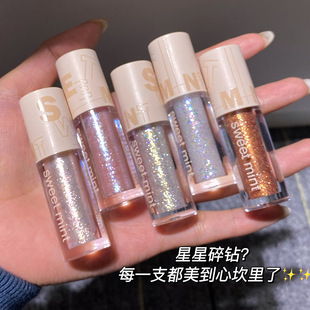 SWEET MINT liquid eye shadow glitter sequins eye shadow pearlescent fine flash waterproof student parity a drop of tears makeup