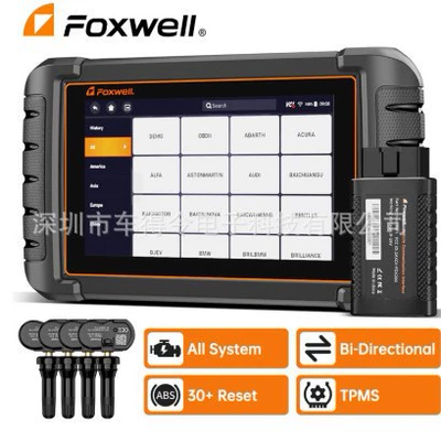 Foxwell Nt809Ts Obd2 Scanner Diagnostic Tool Tpms Programming Matching 30+ Reset Service