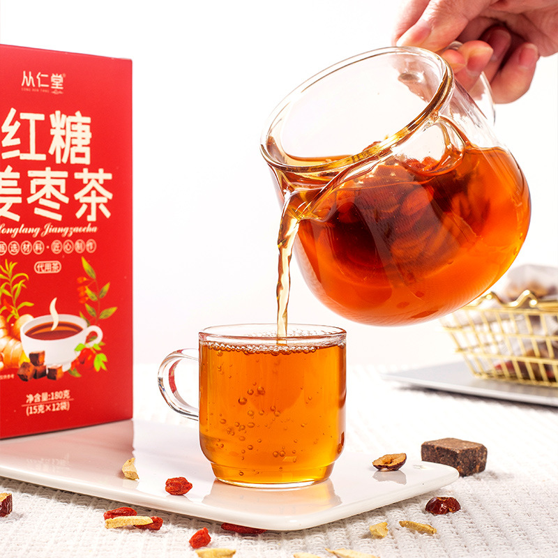 紅糖姜棗茶女性独立包装姜棗茶卸売り姜棗茶代用茶源メーカー調理