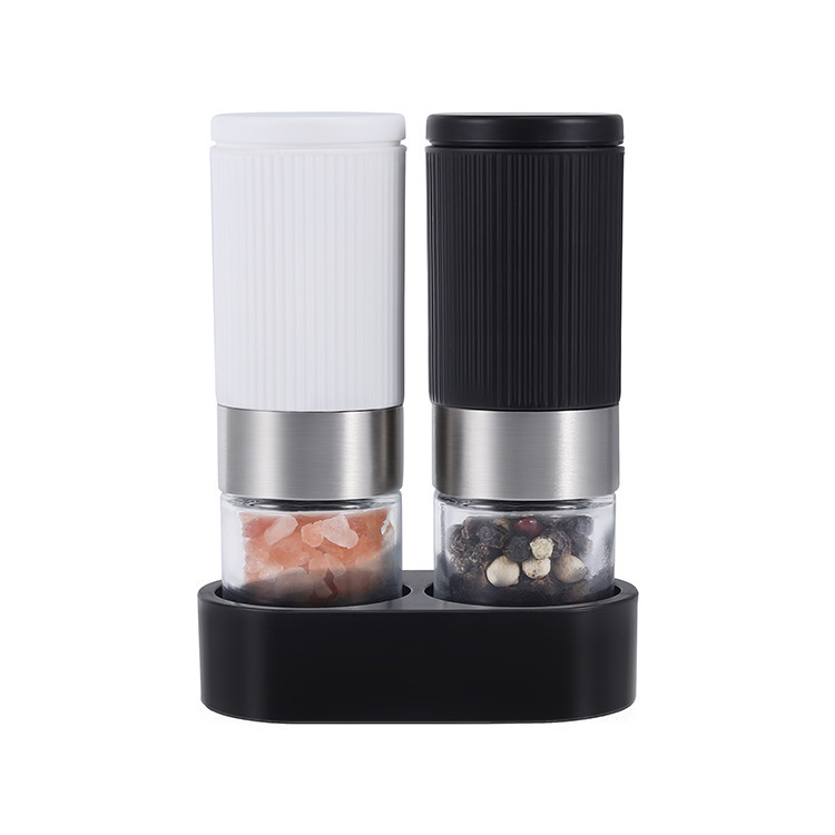 【ポケットmini】研磨太さ調整可能輸出標準食品級プラスチック塩胡椒研磨器セット|undefined