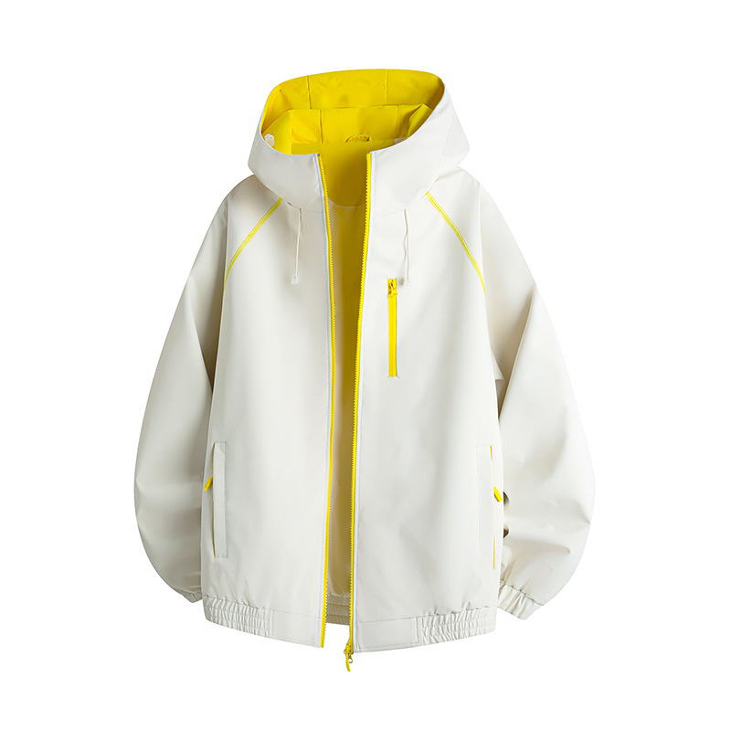 Spring and Autumn New Arrival: Hooded Jacket for Men and Women, Trendy Brand, Stylish and Versatile for Teenagers, Dopamine Outdoor Coat Spring and Autumn New Arrival: Hooded Jacket for Men and Women, Trendy Brand, Stylish and Versatile for Teenagers, Dopamine Outdoor Coat
