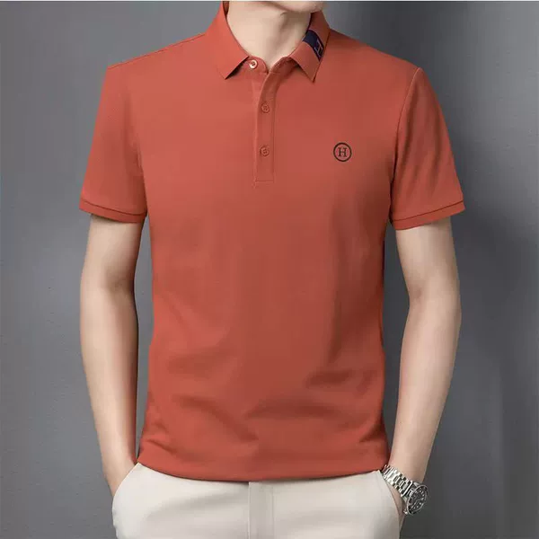 R01 short -sleeved orange red