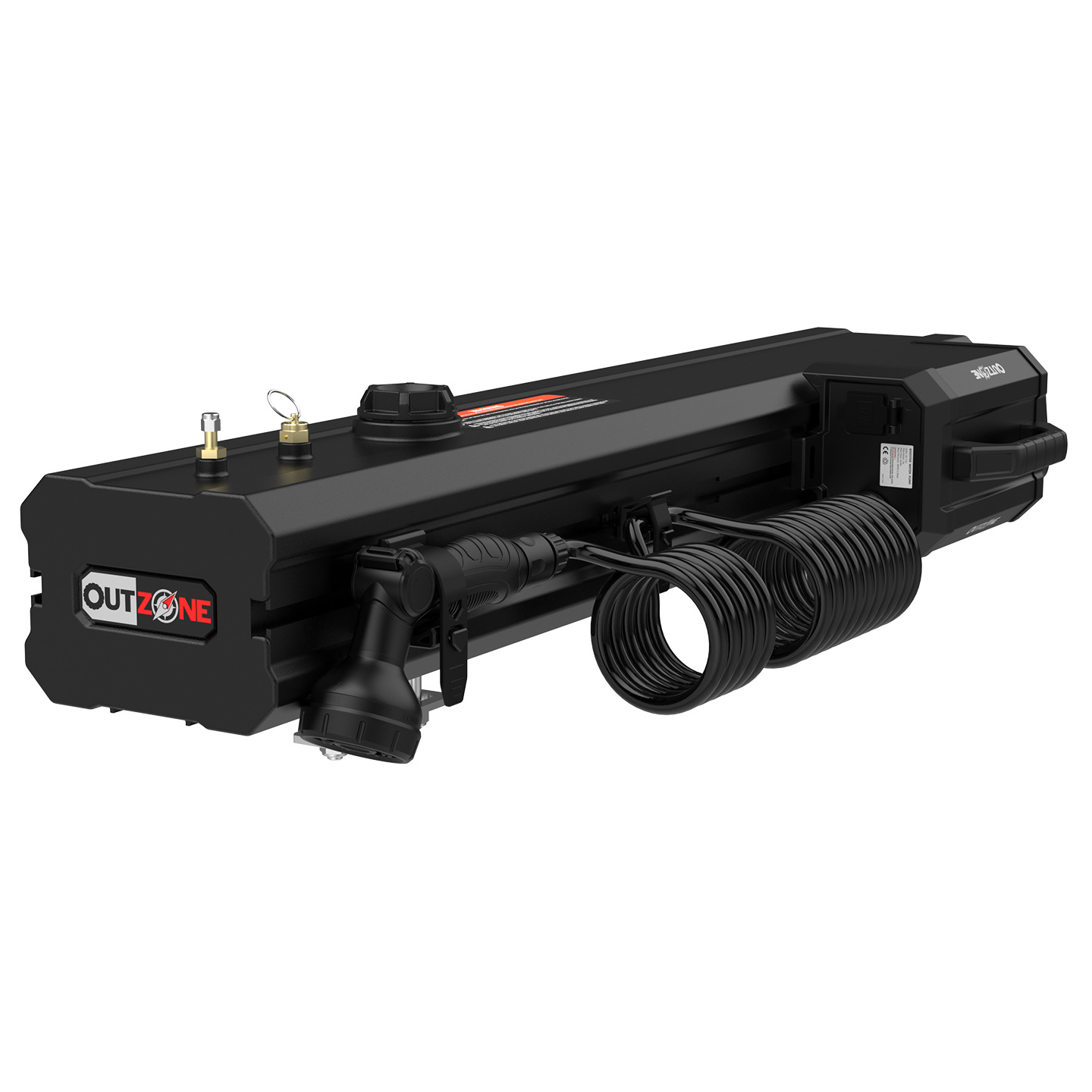OUTZONE Outdoor Portable Booster Water Pump 12V Car Water Pump for Self-Driving Camping with Aluminum Alloy Body
