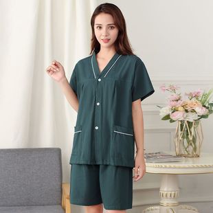 Pure Cotton Front and Rear Moxibustion Clothing, Men's and Women's Physiotherapy Clothing, Open Back Clothing, Push Oil, Open Button, Health-Preserving Moxibustion Clothing, Push Back and Press Lingzhi