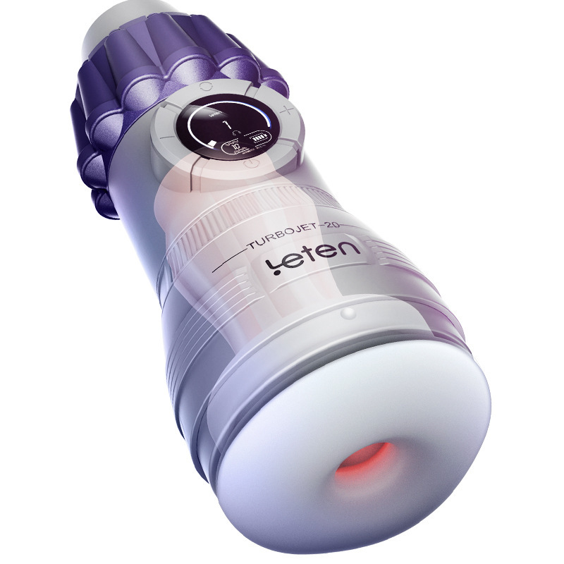 Leten Thunderstorm Turbojet 20 - Voice Interactive Suction Vibrating Airplane Cup Masculinador Masculino Productos Adultos image 6