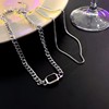 Brand necklace hip-hop style, chain for key bag , decorations, 2021 years