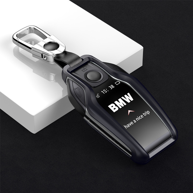 apply BMW 7 Series Key set 740 Intelligent new 5 Series 530l6 Department GT Car x3 LCD Screen Car keys Bag buckle