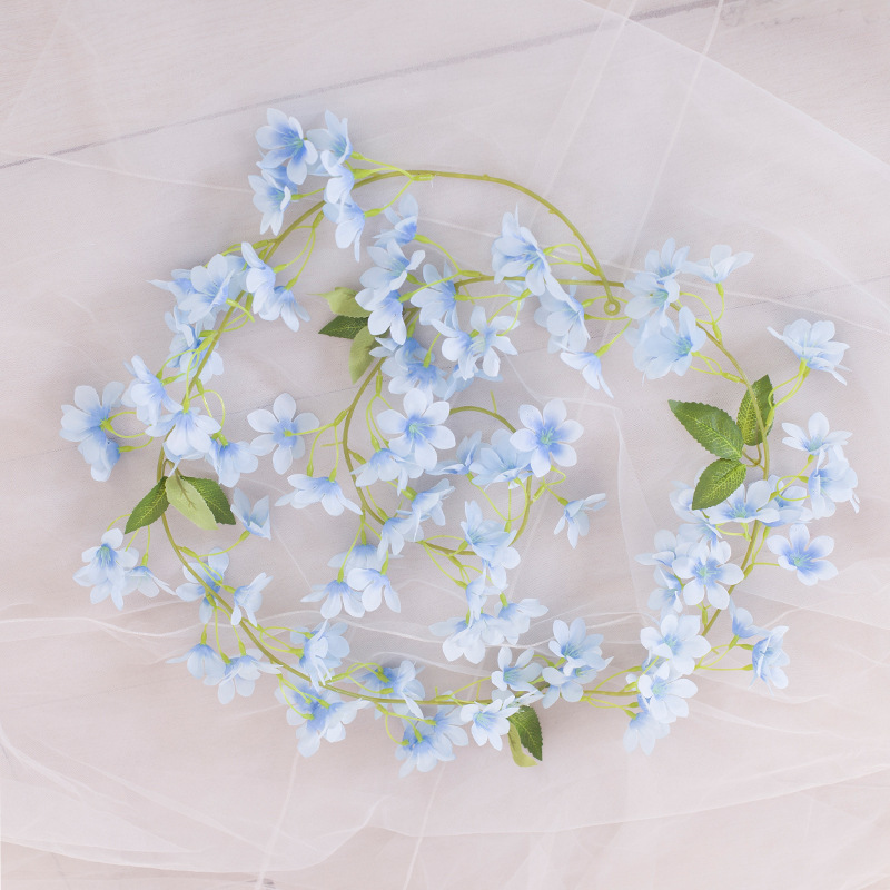 籐プラスチックローズラタン装飾造花結婚式エアコンパイプ巻き取りブロックつる天井壁掛け|undefined