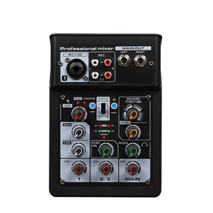 Split track recording OTG outdoor conference audio karaoke live mixer cross-border Bluetooth reverb audio processing sound card