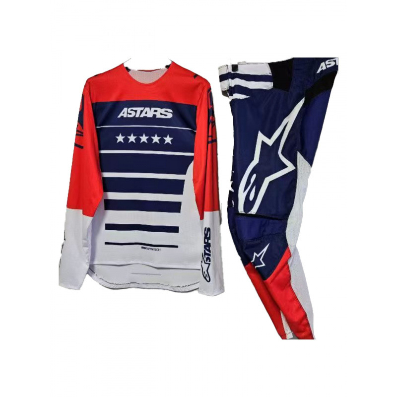 A Star Popular Cycling Suit, Breathable Downhill Suit, Off-Road Motorcycle Sun Protection Suit, Quick-Drying, Wear-Resistant, Moisture-Wicking