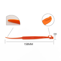 Long-Handle Plastic Orange Peeler for Grapefruits & Pomegranates, Multi-Functional Fruit Zester & Peeler
