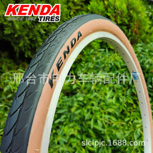 Jianda Bicycle Tire 26/27.5 Inches 1.5/1.75/1.95 Retro Yellow Edge Mountain Bike Skin Edge Tire