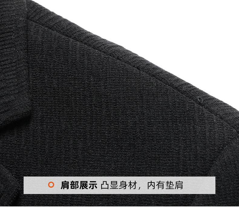 Áo vest nam công sở thường ngày co giãn chống nhăn dáng ôm một hàng hai cúc — Màu cà phê nhạt, màu đen chi tiết 20