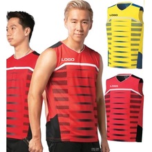 新款比赛服健身慢跑运动服速干排球 羽毛球服亲子球服套装可印刷