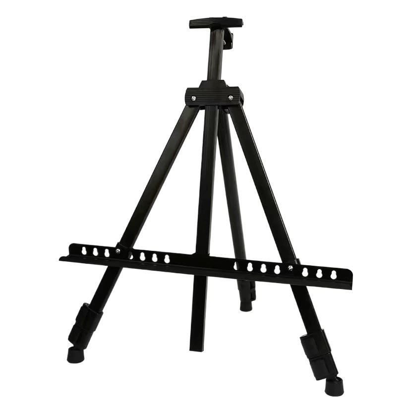 Оптовая продажа металлических мольбертов: многофункциональная подставка с ручным приводом для студентов-художников, портативная, легкая, складная