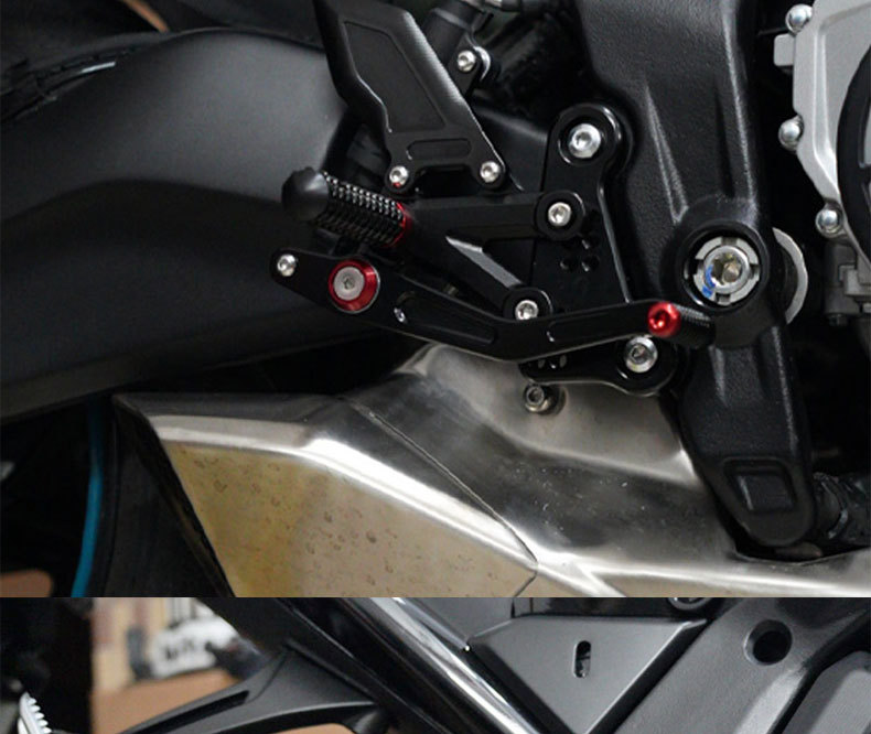Suitable for Dongfeng 675Sr-R Motorcycle Modified Parts Competition Raised Pedal Shift Brake Lever Bracket Assembly