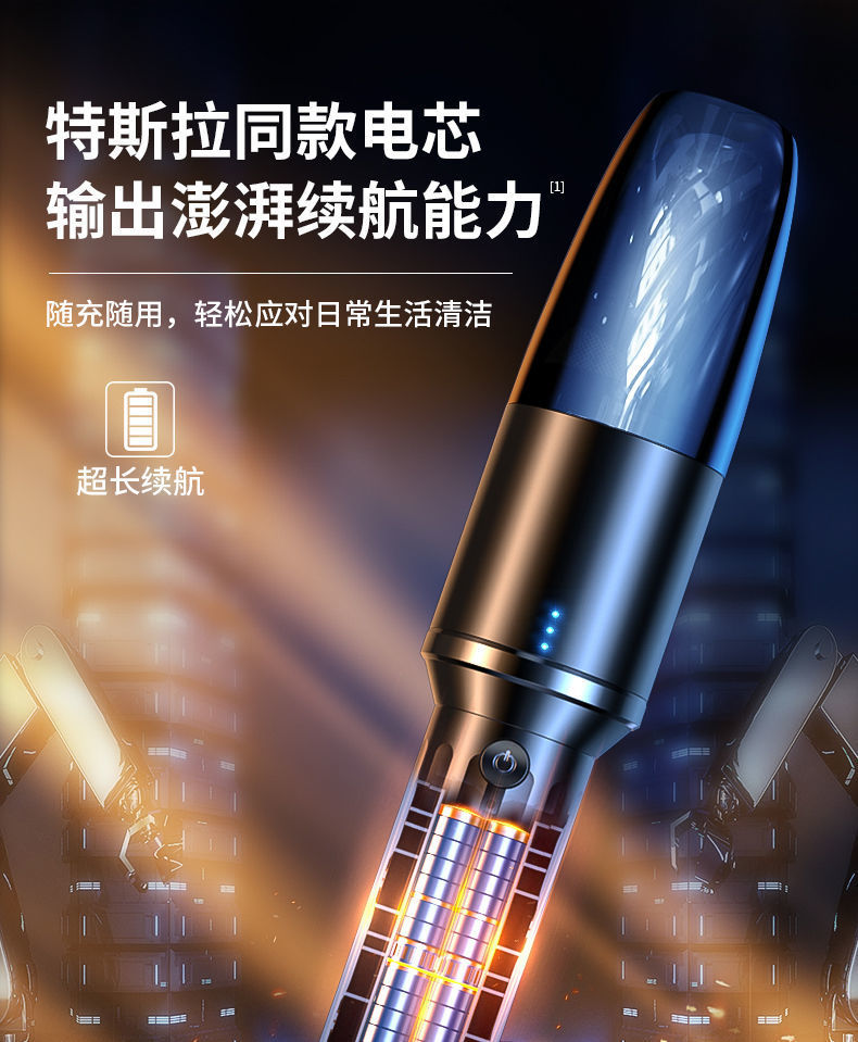 L5U Car Vacuum Cleaner Wireless High Power Large Suction Car Household Small Mini Powerful Handheld Charging