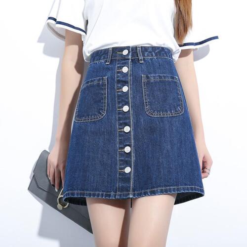 Women's Jeans Skirt 2025 New Autumn Pants Skirt Bodycon High-Waisted A-Line Skirt Fashion Short Skirt Summer