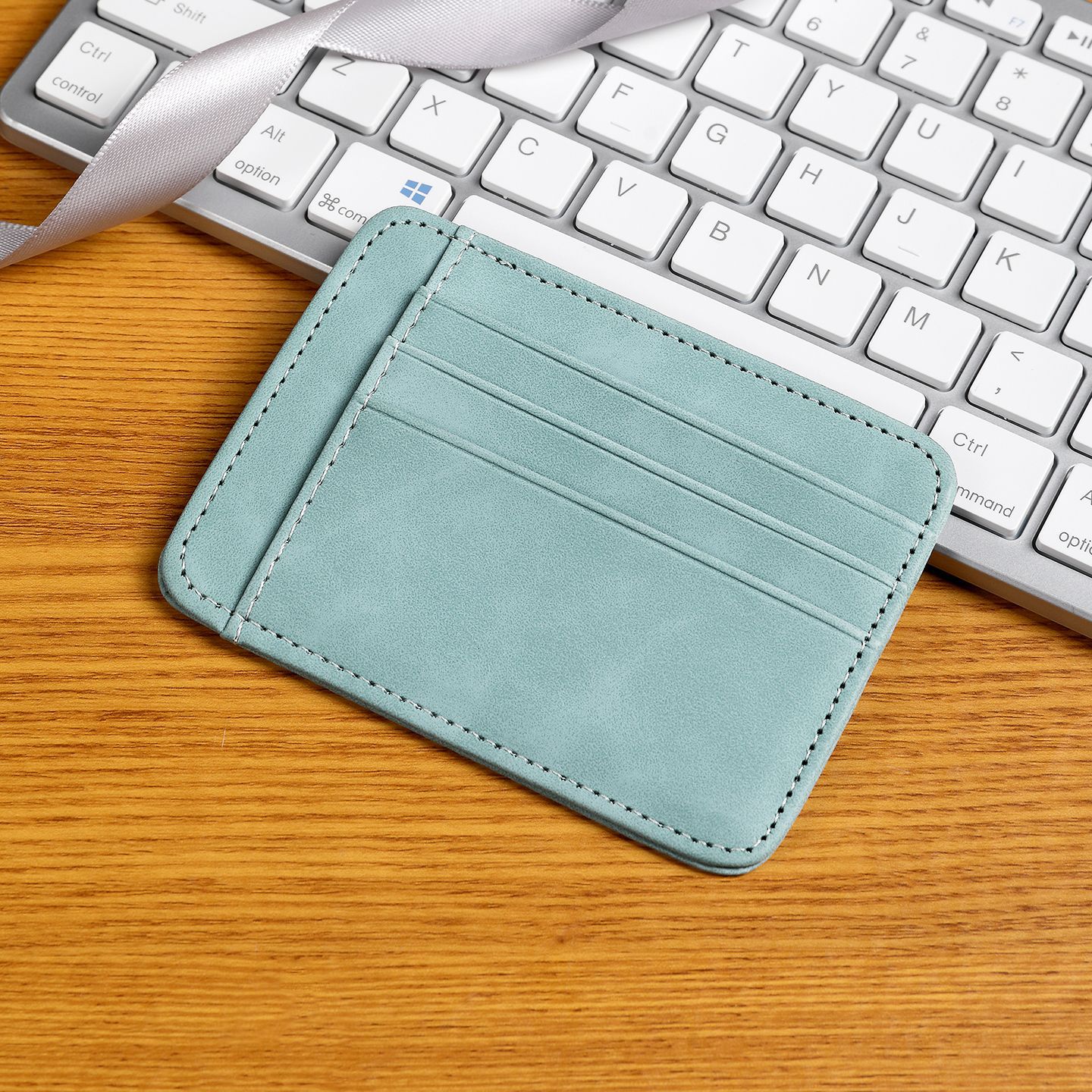 Bolsa de tarjetas de alta calidad, bolsa de tarjetas de alta calidad, bolsa de tarjetas de alta capacidad, bolsa de tarjetas de cuero de imitación de pu, delgada y compacta