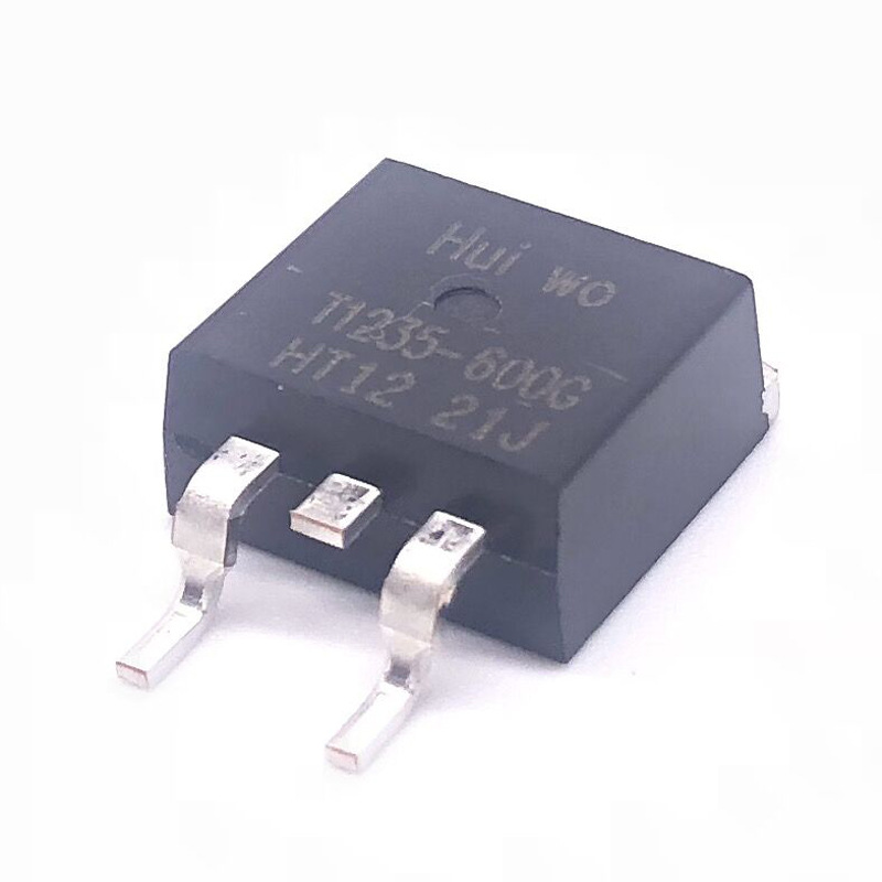 三象限双向可控硅T1235-600G 12A 600V TO-263贴片晶闸管电动工具